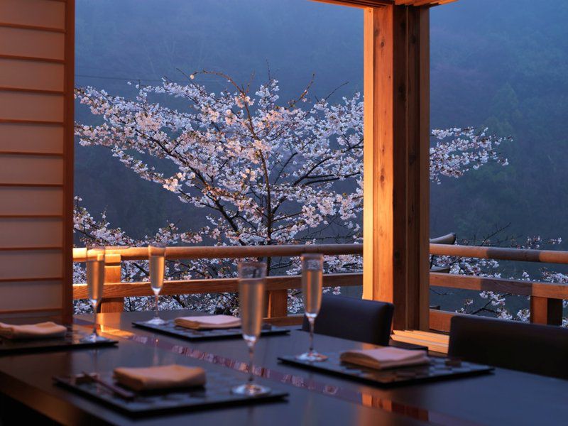 Hoshinoya Kyoto Hotell Restaurant bilde